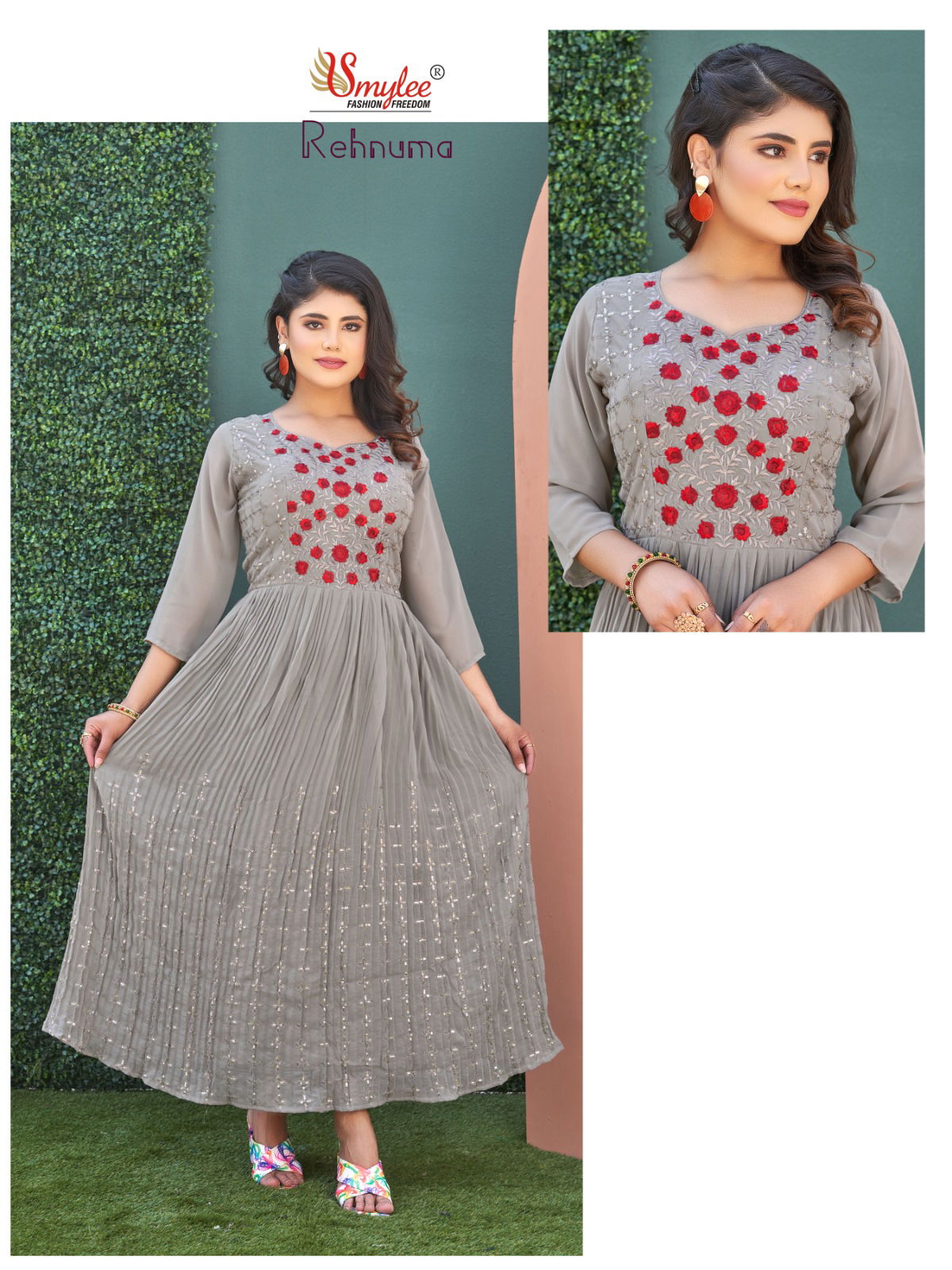 Rehnuma By Smylee Designer Kurtis Catalog